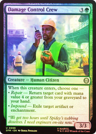 Damage Control Crew (SPM) (99) / Foil