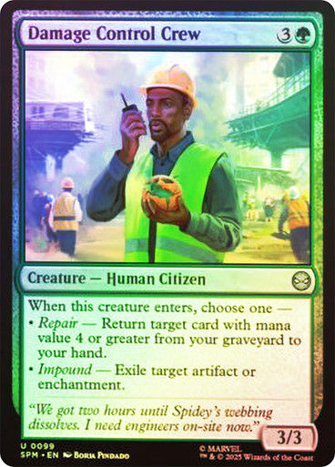 Damage Control Crew (SPM) (99) / Foil
