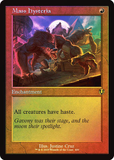 Mass Hysteria (INR) (400) / Foil Retro