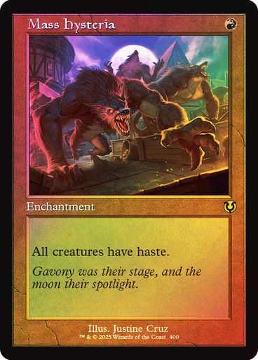 Mass Hysteria (INR) (400) / Foil Retro