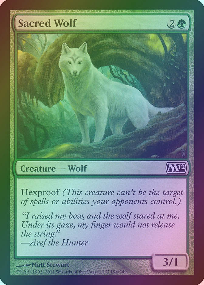 Sacred Wolf (M12) (194) / Foil