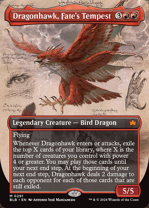 Dragonhawk, Fate's Tempest (blb) (291) / Borderless