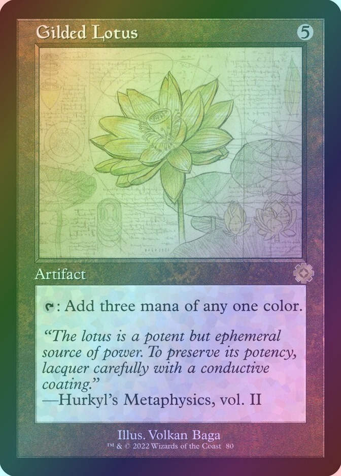 Gilded Lotus (BRR) (80) / Foil / Schematic