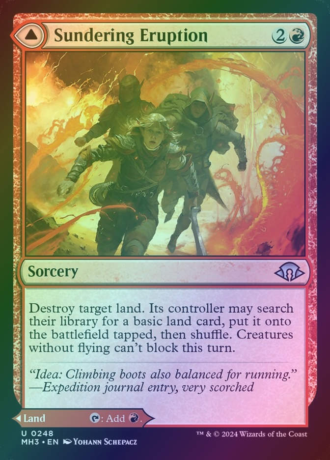 Sundering Eruption // Volcanic Fissure (MH3) (248) / Foil