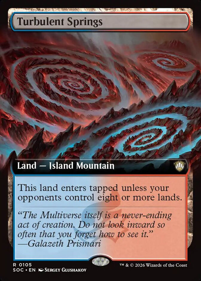 Turbulent Springs (SOC) (105) / Extended Art