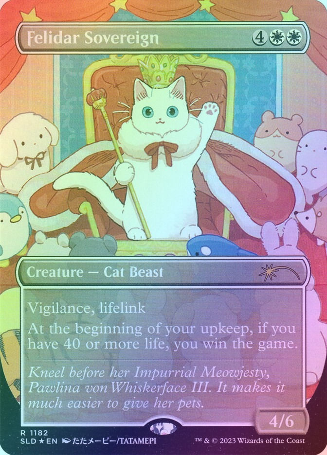 Felidar Sovereign (SLD) (1182) / Borderless / Foil