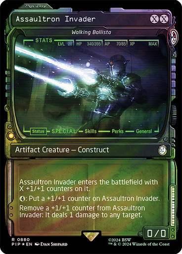 Walking Ballista (pip) (880) / Showcase Surge Foil