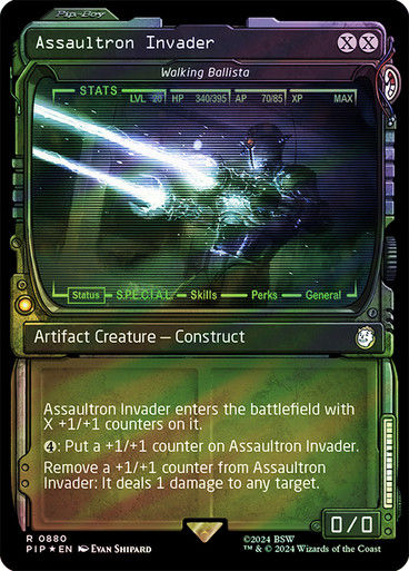 Walking Ballista (pip) (880) / Showcase Surge Foil