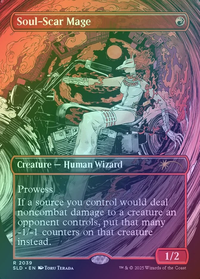 Soul-Scar Mage (SLD) (2039) / Borderless / Foil