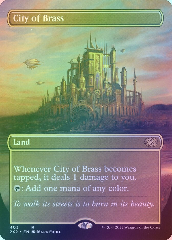 City of Brass (2X2) (403) / Borderless / Foil