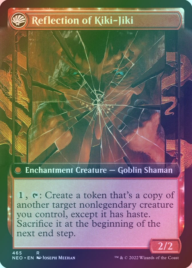 Fable of the Mirror-Breaker // Reflection of Kiki-Jiki (NEO) (465) / Foil — cara 2 de 2