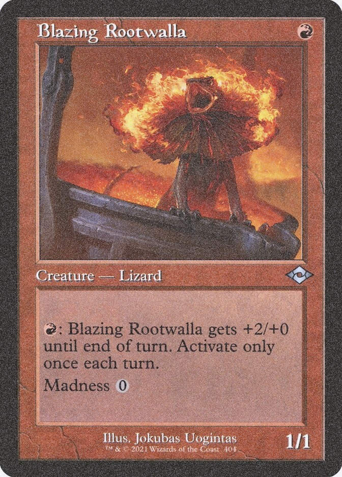 Blazing Rootwalla (MH2) (404) / Foil Etched