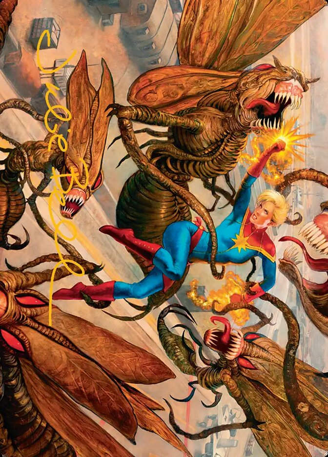 Captain Marvel, Apex Avenger (AMSH) (36) / Firma Dorada