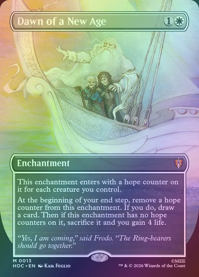 Dawn of a New Age (HOC) (13) / Foil