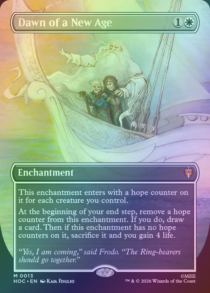 Dawn of a New Age (HOC) (13) / Foil