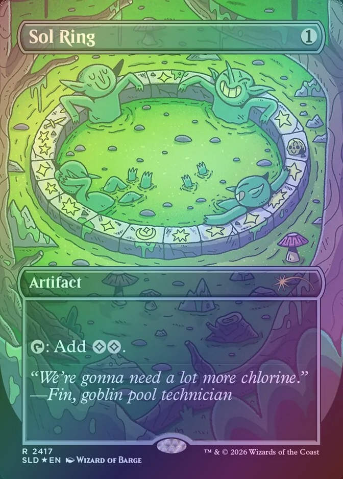 Sol Ring (SLD) (2417) / Borderless / Foil