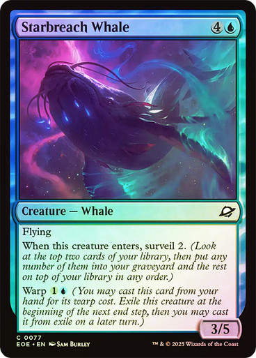 Starbreach Whale (EOE) (77) / Foil