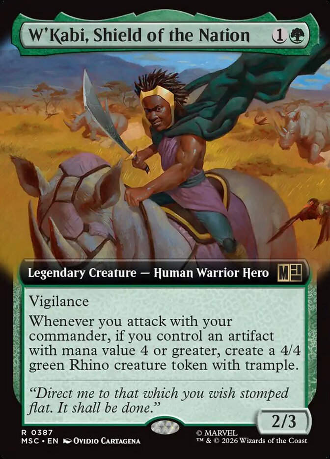 W'Kabi, Shield of the Nation (MSC) (387) / Extended Art