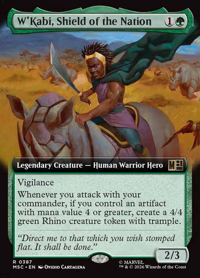 W'Kabi, Shield of the Nation (MSC) (387) / Extended Art