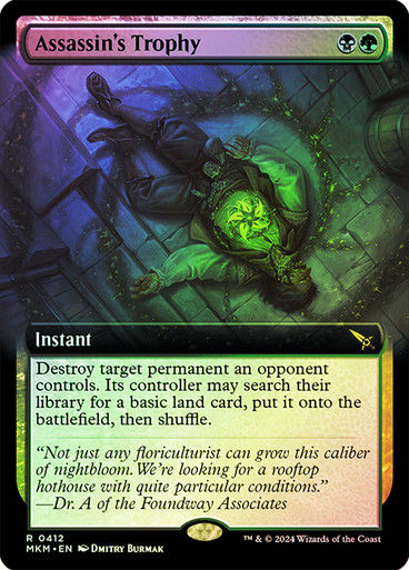 Assassin's Trophy (mkm) (412) / Extended Art Foil