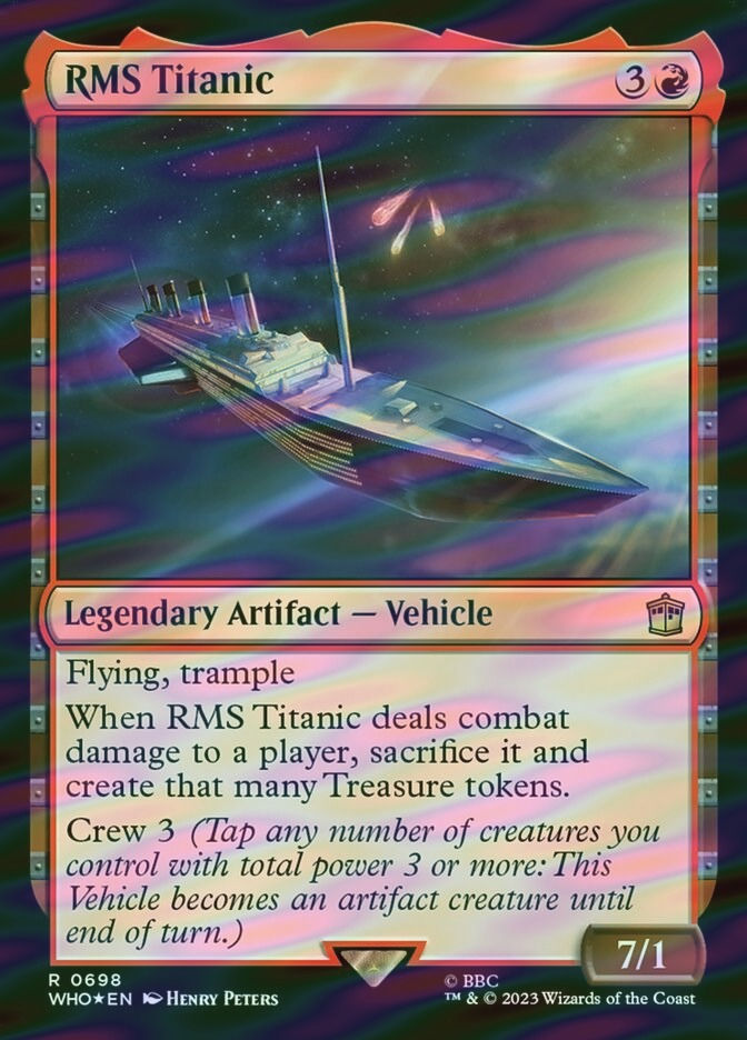 RMS Titanic (WHO) (698) / Surge Foil