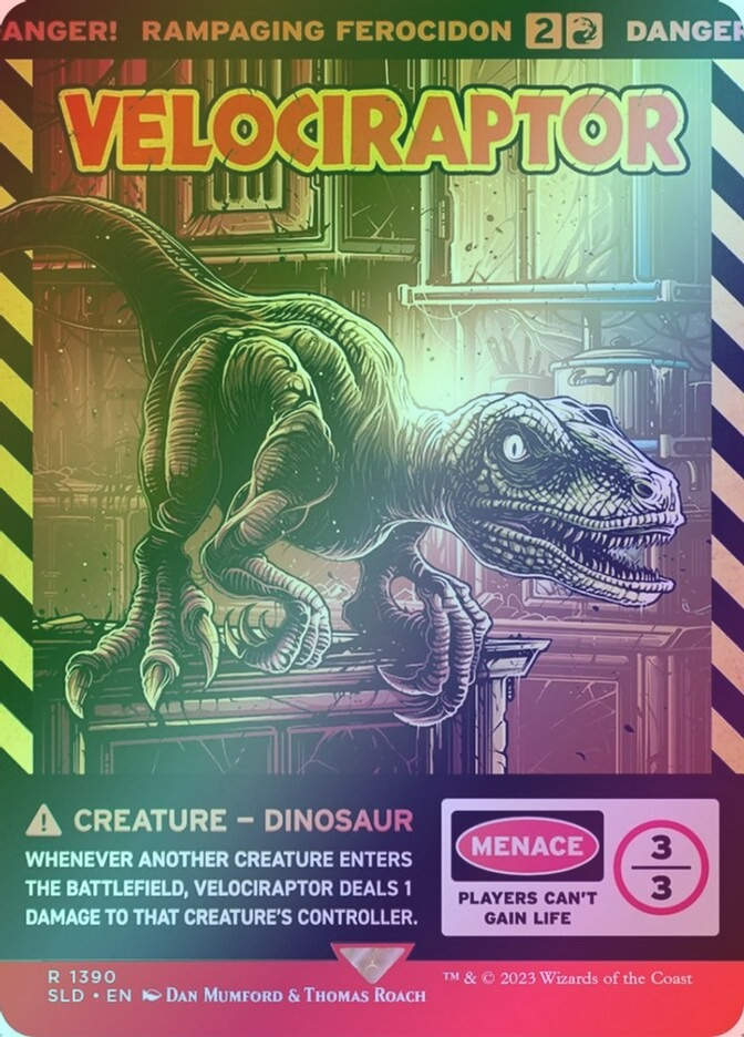Rampaging Ferocidon (SLD) (1390★) / Borderless / Rainbow Foil