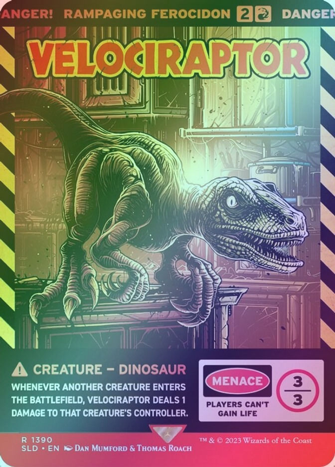 Rampaging Ferocidon (SLD) (1390★) / Borderless / Rainbow Foil
