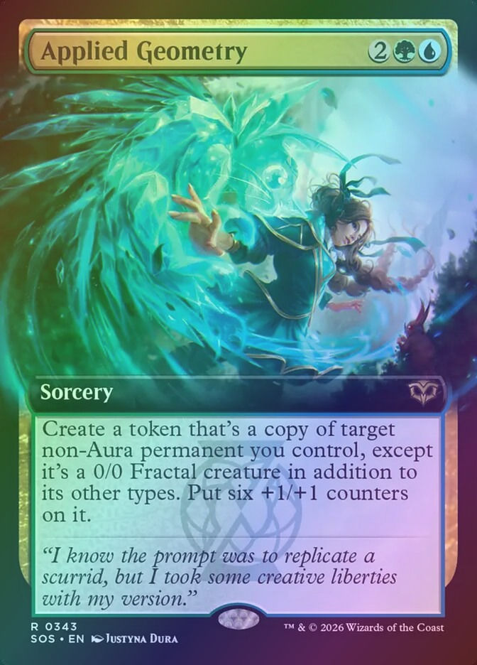Applied Geometry (SOS) (343) / Extended Art / Foil