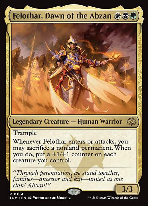 Felothar, Dawn of the Abzan (TDM) (184)
