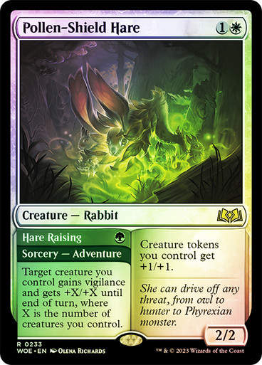 Pollen-Shield Hare // Hare Raising (woe) / Foil