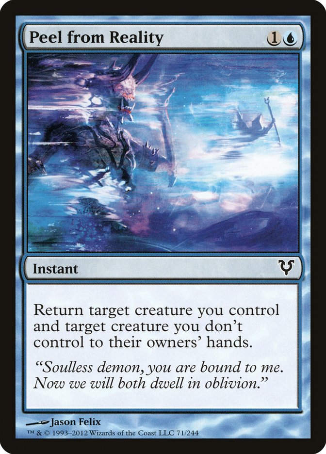 Peel from Reality (AVR) (71) / Foil