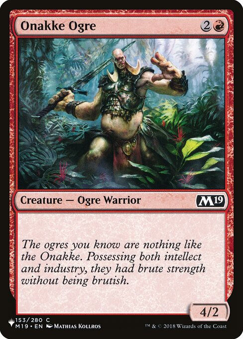 Onakke Ogre (PLST) (M19-153)
