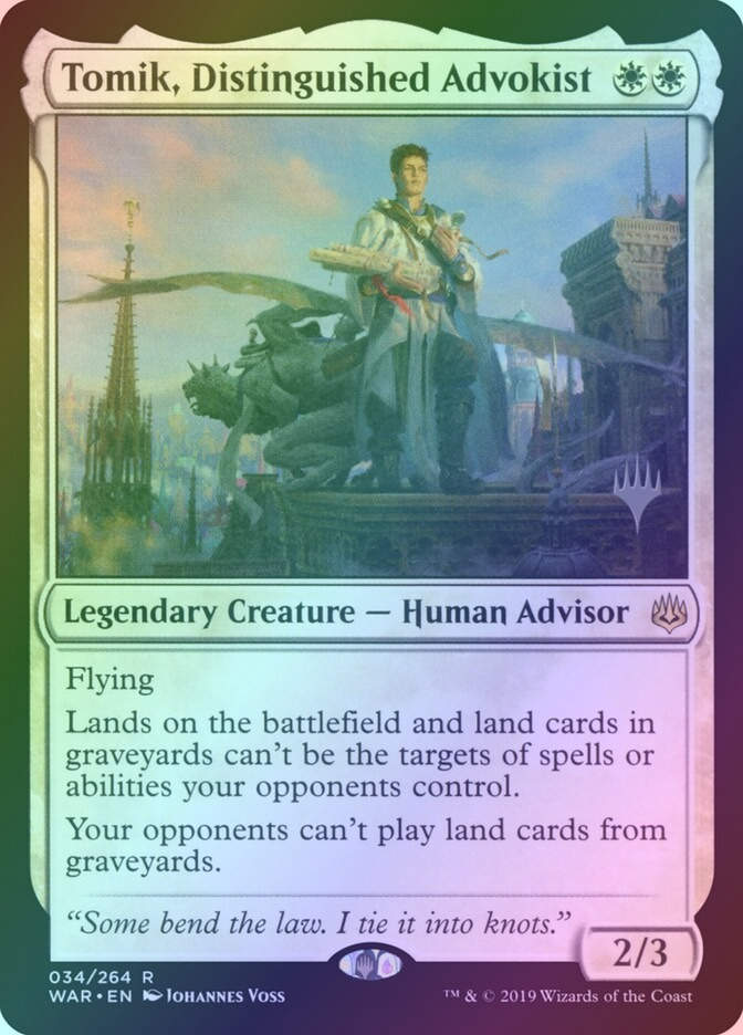 Tomik, Distinguished Advokist (PWAR) (34p) / Foil