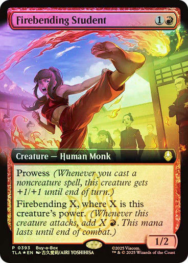 Firebending Student (TLA) (393) / Extended Art / Buy-a-Box