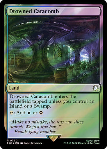 Drowned Catacomb (pip) (790) / Surge Foil