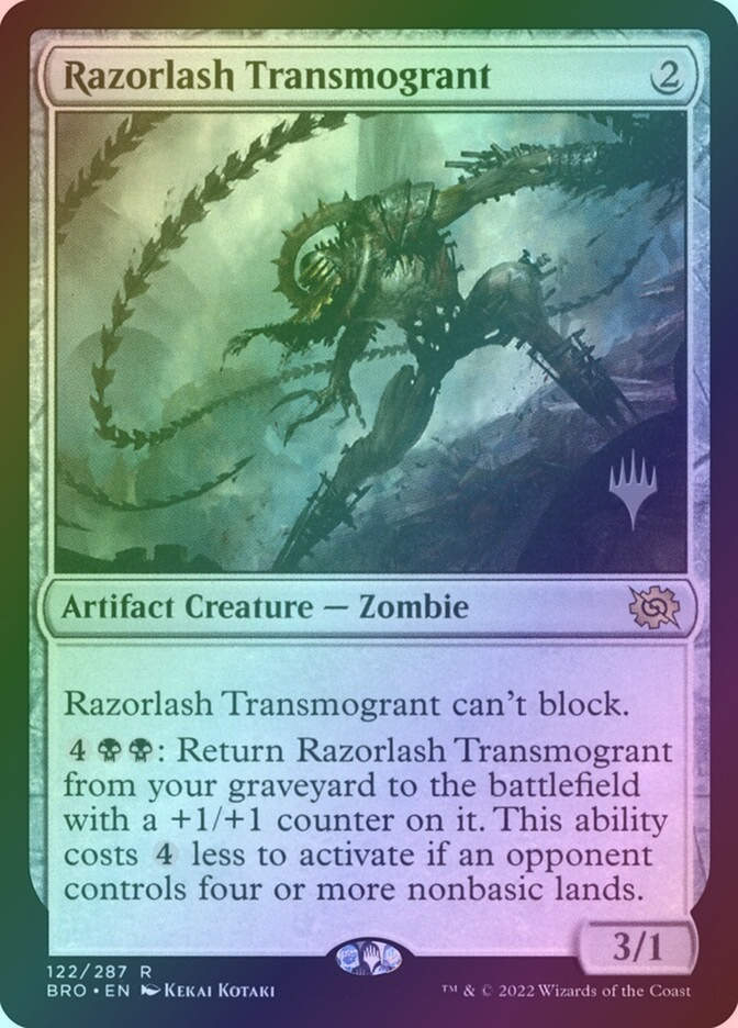 Razorlash Transmogrant (PBRO) (122p) / Foil