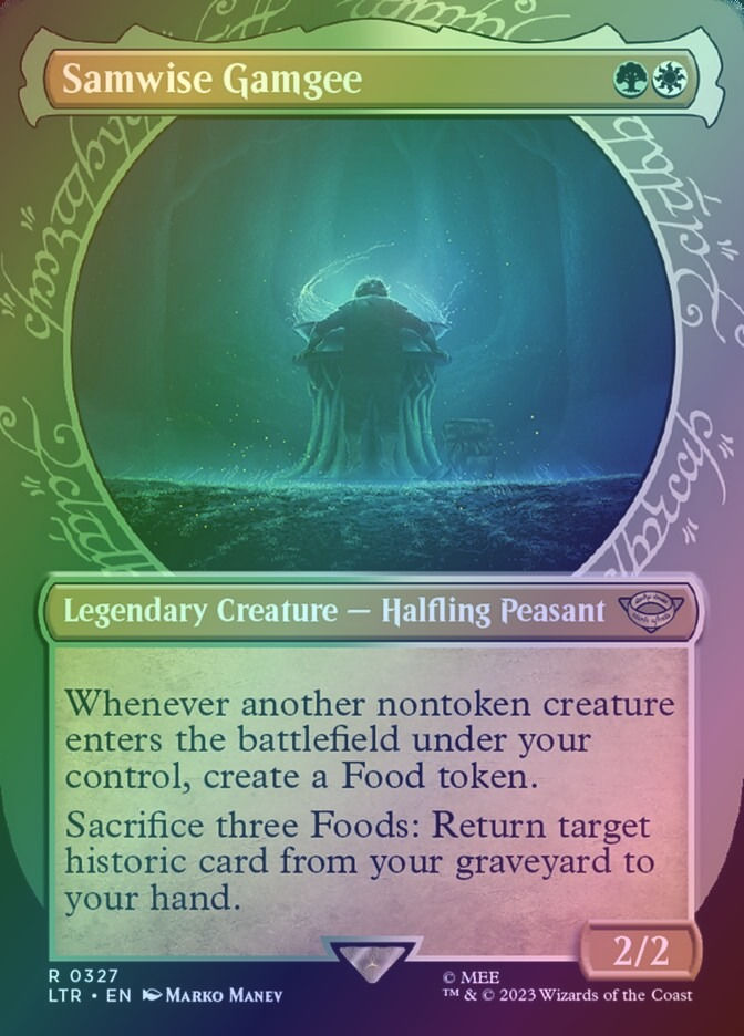 Samwise Gamgee (LTR) (327) / Borderless / Showcase / Foil