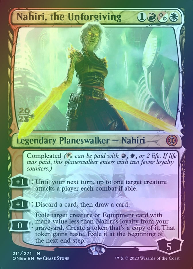 Nahiri, the Unforgiving (PONE) (211s) / Foil