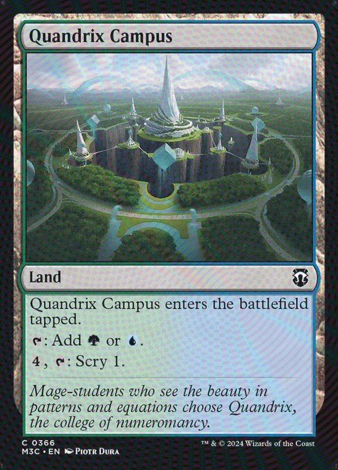 Quandrix Campus (M3C) (366) / Ripple Foil