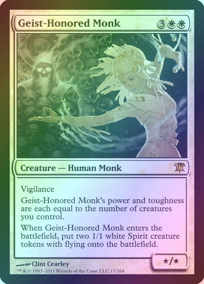 Geist-Honored Monk (ISD) (17) / Foil