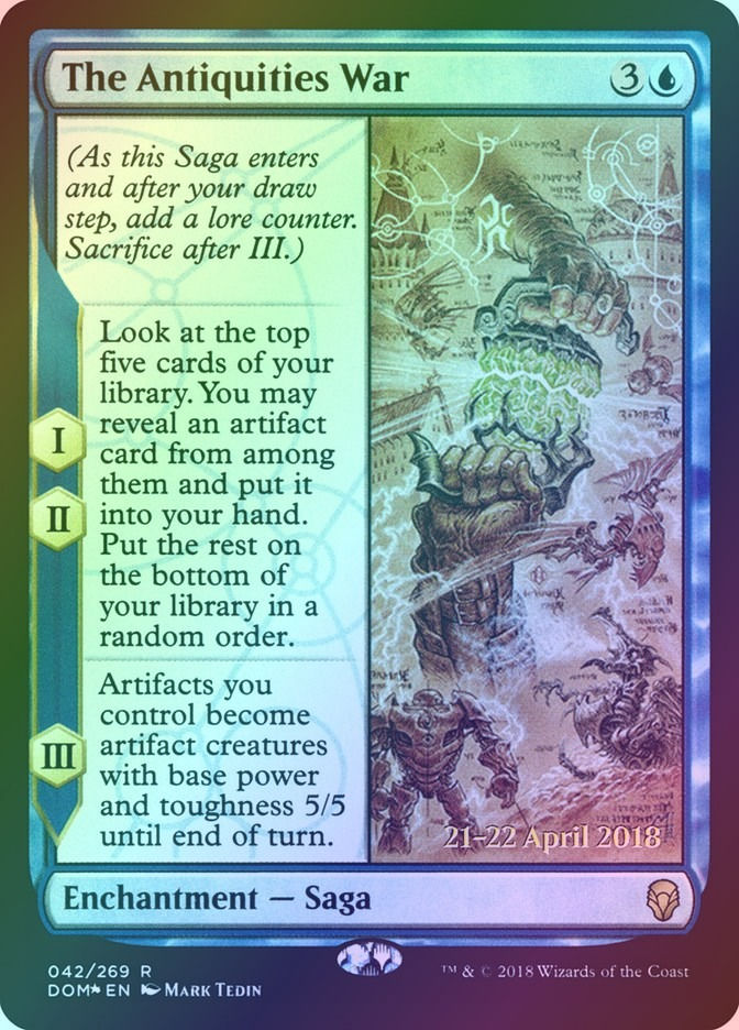 The Antiquities War (PDOM) (42s) / Foil