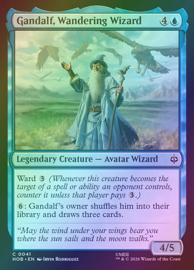 Gandalf, Wandering Wizard (HOB) (41) / Foil