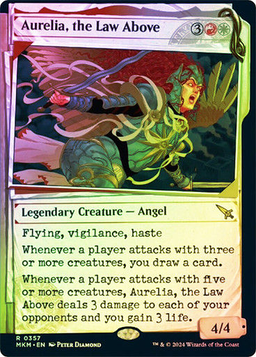 Aurelia, the Law Above (mkm) (357) / Showcase Foil