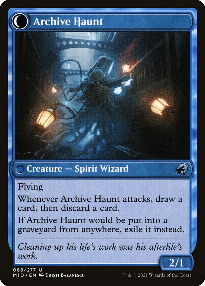 Overwhelmed Archivist // Archive Haunt (MID) (68) — cara 2 de 2