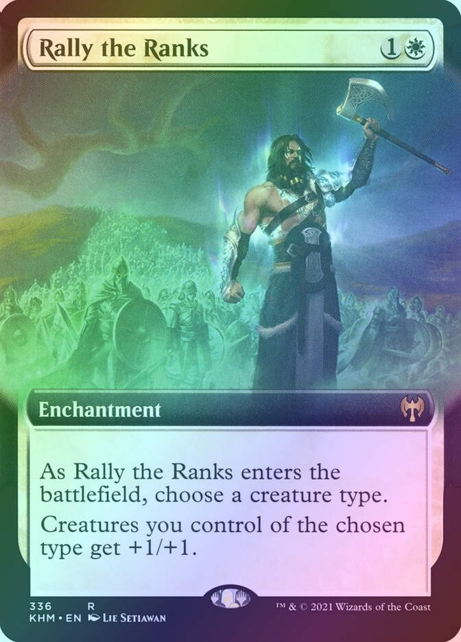 Rally the Ranks (KHM) (336) / Extended Art / Foil
