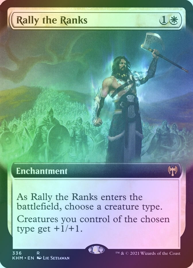 Rally the Ranks (KHM) (336) / Extended Art / Foil