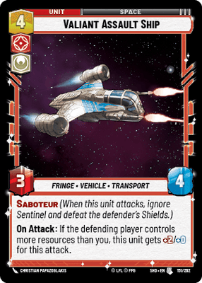 Valiant Assault Ship (SHD_#151/262) / Foil