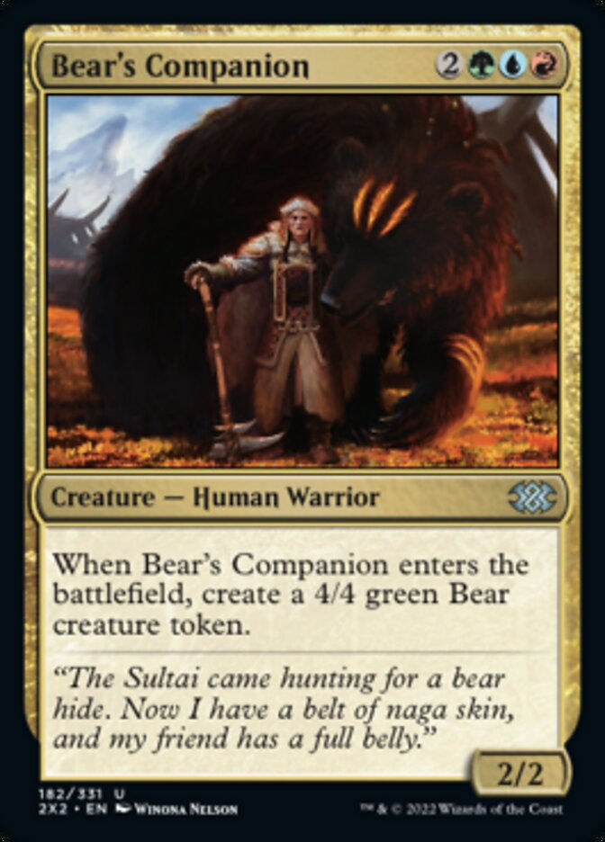 Bear's Companion (2X2)