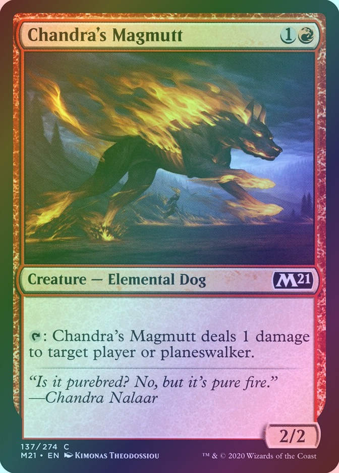 Chandra's Magmutt (M21) (137) / Foil
