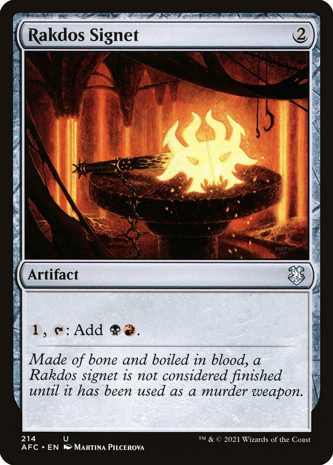 Rakdos Signet (AFC) (214)
